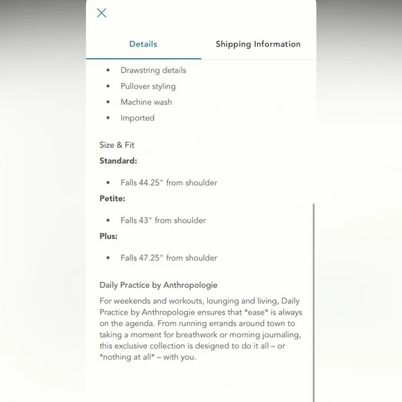 Daily Practice by Anthropologie Be Bold Racerback Twofer Dress in “Washed Black” - Picture 14 of 15